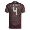 2024 México Jersey Copa América RAUL CHICHARITO Camisetas de fútbol 2023 LOZANO DOS SANTOS Camiseta de fútbol 24 25 Kit para niños H.LOZANO Hombres Conjuntos Camisas Uniformes Fans Jugador