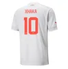 2024 Suisse Soccer Jerseys Club Ensembles complets EMBOLO SHAQIRI XHAKA ELVEDI AKANJI ZAKARIA SOW RIEDER 24 25 Chemises de football SUISSE à domicile Uniformes