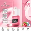 Original Aivono Magic 15000 puffs engångscigarettvape penna med laddningsbar 500mAh batteri 20 ml Display POD enorm ånganordning 15000Puff Dual Mode