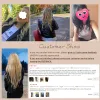 エクステンションISHEENY 14 "24"クリップヒトの髪の拡張機能ヘアピースのブラジルのレミーナチュラルクリップ80G140Gの本物の自然な人間のヘアクリップ