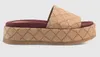 Sommer-Strand-Slipper, Designer-Sandalen, Damen-Slipper, Herrenschuhe, Hausschuhe, Luxus-Schuhe, Sandalen, berühmte Designer-Damen, flach, dicker Boden, Stickerei, bedrucktes Chaussure