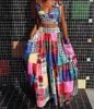 Work Dresses LFRVZ 2024 High-end Chiffon Young Sexy Vacation Bohemian Bikini Top Long Ball Gown Skirts High Waist Women 2 Piece Set