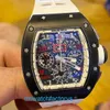RM Relógio Piloto Relógio Popular Série Rm011-FM Máquinas Automáticas 40 * 50mm Calendário Tempo Edição Limitada Relógio Masculino Rm011 Limitado a10