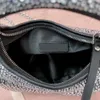 Mini Rhinestone Designer Wandel Matelasse Torby Hobo Piękne błyszczące kryształowy pasek na ramię