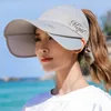 Chapeaux à large bord Chapeau de chapeau à l'épreuve des ultraviolets Mode polyvalente Protection solaire et ombrage Pêcheur évolutif Anti-Sun Beach Spring