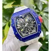 Herenhorloge Dameshorloge RM Polshorloge Rm35-03 Blauw Ntpt RM3503 Mode Vrije tijd Zakelijk Sport Machinery Pols