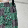 Mens Shorts Designer Designer European Summer Fashion Trendy Brand New Chessboard Checkered Print Beach Pants Capris and Womens Casual H4bt K5lf