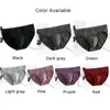 Cuecas masculinas sexy roupa interior shorts sem costura conforto calcinha de algodão respirável bulge bolsa g-string tanga pele amigável macio