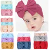 Accessoires pour cheveux 3 pièces/ensemble nœuds gaufrés, bandeau pour bébé en coton, bandeau pour filles, bande en coton pour enfants