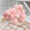 Fleurs décoratives 10pcs orbes d'or naturel séché préservé fleur Craspedia Billy Balls jaune maison décoration de fête de mariage pographie