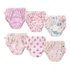 6 pcs/lot Baby Reusable Training Pants Children Kids Cloth Diaper Panties Infant Shorts Nappies Panties Nappy Changing Underwear 240403