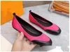 Real Leather Patchwork Women High quality Flat Loafers New Ballet Flats Dress For Women Mary Jane Shoes