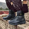 Sapatos de fitness masculinos, à prova d'água, respirável, combate tático, botas militares, escalada ao ar livre, antiderrapante, tênis de trekking masculino