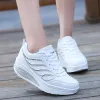 Para mulheres 2024 Running 804 Moda Mesh Sneakers Breathable Lace Up Wedge Platform Ladies Outdoor Casual Sport Shoes 75425