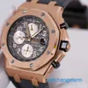 Famous AP Wrist Watch Epic Royal Oak Offshore Series 26470 Mens Rose Gold Watch Automatic Machinery Swiss Famous Watch Luxury Sports Watch Diameters 42mm