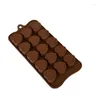 ベーキング型ハート型のチョコレート型シリコンフードグレードノンスティックケーキデザインキャンディーカビシリコン3DキッチンガジェットDIY