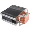 Ложки безвентиляторный кулер для процессора 12 см вентилятор 6 медных тепловых трубок радиатор охлаждения для LGA 1150/1151/1155/1156/1366/775/2011 AMD