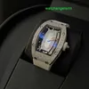 RM horloge uurwerk Mooi horloge RM07-01 White Lip dameshorloge serie Originele diamant ingelegde automatische machines Mode dameshorloge Beroemd horloge