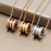 Luxury brand necklace designer for women fashionable new titanium steel pendant necklace high-quality 18k gold necklaces