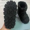 Buty nylon gabardine apres buty narciarskie czarna 1U007N Górna z zdejmowanym wyściełanym stosem wyściełanym z wyściełanego pali