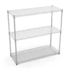 Kitchen Storage 3 Tier Wire Shelving Unit Height Adjustable Metal Garage Shelves