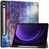 Tablet PC Cases Bags Colourful Tablet Case For Samsung Galaxy Tab S9 Fe Inch Sm-x510 X516 Shockproof Smart Flip Leather Case For Sm-x710 X716b X718uY240321Y240321