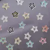 Decorações de arte de unhas 10 pcs 3D brilhante estrela liga charme colorido diamante oco decoração peças diy coreia design jóias acessórios