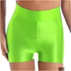 Bikini Set Womens Swimsuit Shorts Lucidy Shorts Swimwear Fuggito elastico leggings corti per palestra sport Yoga Surfing Delivery Delivery Ou Otdcg