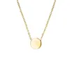 Chaînes Collier en acier inoxydable Femmes Minimaliste Dainty pour petit pendentif Bijoux de luxe en gros Drop