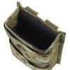 Bags Tactical Magazine Pouch Military 7.62 Single Pistol Mag Bag KYWI Kydex Wedge Insert Mag Belt Malice Clip Airsoft Hunting Gear