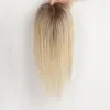Топперы из 100% человеческих волос Remy для женщин, средняя часть, светлые золотистые человеческие волосы для истонченных волос, шелковая основа, зажим в топперах