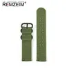 Bant Bantları Naylon Tuval Dokuma Bandı Dokuma Strap Evrensel Bilezik Erkekler İçin Kadınlar Spor Hızlı Serbest Bırakma Band 18mm 20mm 22mm Y240321