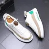 Casual Shoes Trendy Men's Korean Version Of All Fashion Increased Leisure Board Thick Soled Elastic Luxury Sports A6