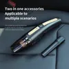 Aspirador de pó portátil Aspirador de pó portátil sem fio para carro Mini sucção forte de alta qualidade, leve e fácil de usar para escritório doméstico - carga USB (preto)