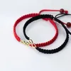 La Monada Ocho hilos rojos para pulseras de mano para mujer Pulseras de plata de ley 925 para mujer Pulsera de plata de cuerda roja 925 para mujer 240320