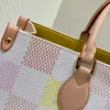 Checked Designer -Tasche für Frauen große Griffbeutel Leder Tasche Tasche Designer Geldbeutel Luxurys Handtaschen Hochkapazität Reise Cross Body Schulterbaus Einkaufsbetreuung Totes