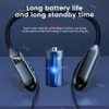 Cell Phone Earphones Sy8 wireless earphones Bluetooth 5.3 neck strap earphones LED super power waterproof sports magnetic earphones with microphone Q240321