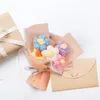 Flores decorativas mini buquê de flores tecido à mão margarida crochê para presentes dos namorados natal dia das mães da filha aniversário