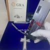 Collana con pendente a forma di croce Moissanite VVS stile Gesù ghiacciato per uomo con doppio strato 3D Pass Diamond Tester Gioielli hip-hop