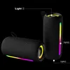 Alto-falante portátil bluetooth colorido efeito de iluminação plug-in ao ar livre alto-falante bluetooth subwoofer som tws conexão serial