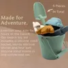 Sand Play Water Fun Snow Toys Children Summer Silicone Beach Toys With Cute Animal Model Ins Seaside Shovel Rubber Sand Bucket Mold Tools Set 240321