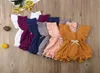 8 kolorów nowonarodzone niemowlę tylne łyżki Koksusy Baby Ruffle romper solidny kolor 2019 Summer butique dzieci wspinaczki 8613244