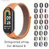 xiaomi mi band 8 for xiaomi mi band 8 bracetement fortermentmentmentmentmentime for miband 8 nfc correa mi band 8ナイロンストラップy240321用のウォッチバンドスポーツナイロンストラップ