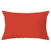 غطاء مستطيل 12 × 20 بوصة وسادة وسادة ألوان صلبة وسادة أريكة غرفة نوم للسرير