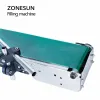 프로세서 Zonesun 자동 전기 컨베이어 벨트 단일 헤드 액체 충전제는 높은 정밀 내열 충전 기계를 감지 할 수 있습니다.