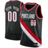 Heren Dames Jeugd Portland''trail Blazers''custom 17 Shaedon Sharpe 26 Justise Winslow 4 Greg Brown III 30 Olivier Sarr 34 Jabari Walker basketbalshirt