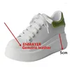 Casual schoenen ENMAYER Fashion Chunk Platforms Sneakers Echt leer Comfort Dames Flats Lente Zomer