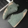 Casual Shoes Women Luxury Sports Leather Ankle Boots 2024 Fashion Plus Size Vulcanized Comfort High Top Sneakers Men