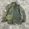 Herrenjacken Männer Militärstil M65 Jackenmantel Maßgeschneiderter Stoff Handwerk Messerschnitt Design Cargo für Männer