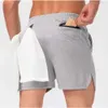 2024 lululemenI Shorts Men Yoga Shorts Mens Camos Breathable Gym Pants with Towel Buckle Looses Casual Running Short Lemon Lemens giol668